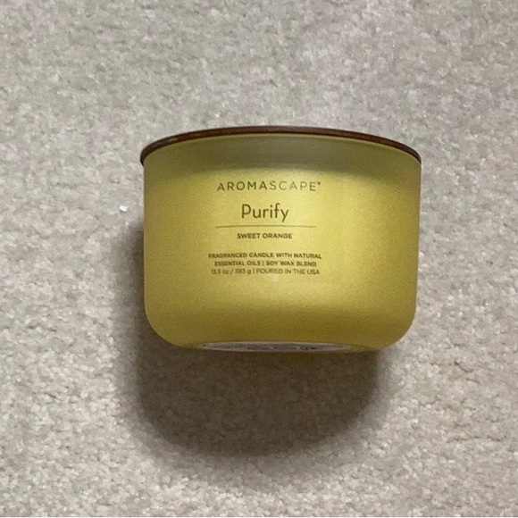 NEW AROMASCAPE SCENTED CANDLE SWEET ORANGE - Picture 2 of 7